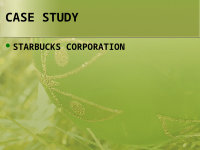 Page 1: Ppt on Starbucks Case Study
