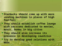 Page 22: Ppt on Starbucks Case Study